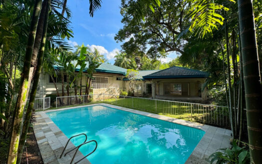 North Forbes Park – 4BR Corner House for Rent with Pool, Garden, and 8-Car Parking in Makati City | Property Code DR88-001277
