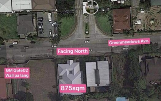 Greenmeadows Subdivision Quezon City – 875 SQM Residential Lot for Sale | ₱238M Firm Price